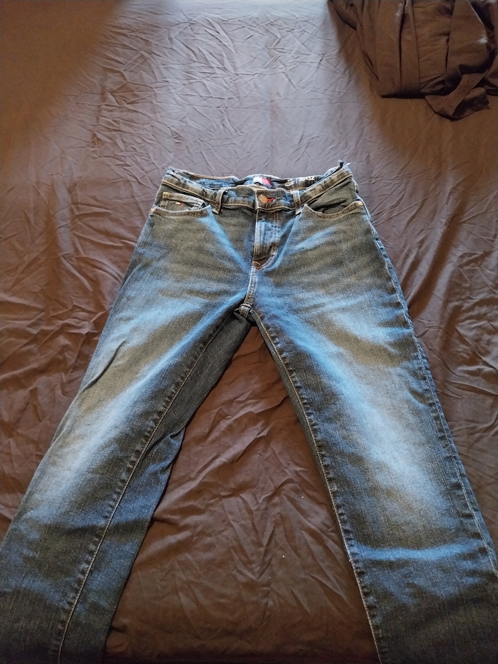 Tommy Hilfiger Men's Medium Blue Straight Jeans